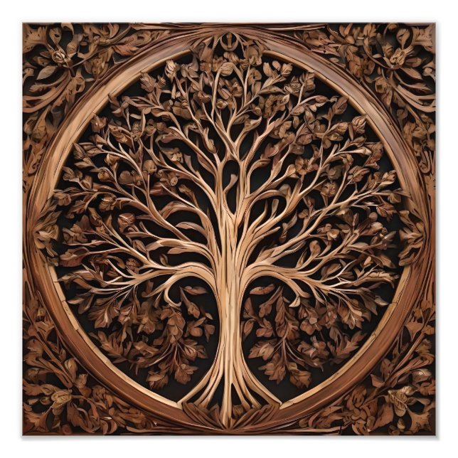 Foto Australia: Impresión de madera de árbol de waratah (Frente)