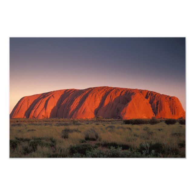 Foto Australia, Parque Nacional Uluru. Uluru o (Frente)