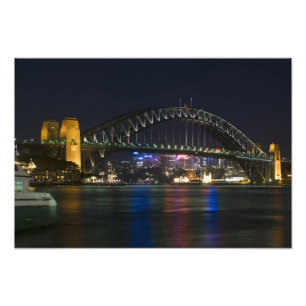 Foto Australia, Sídney. Puerto de Sídney por la noche.