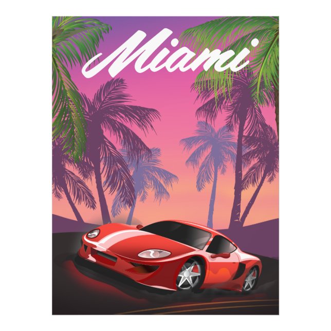 Foto Auto deportivo de Miami 1990 (Frente)