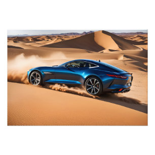 Foto Auto moderno en el desierto