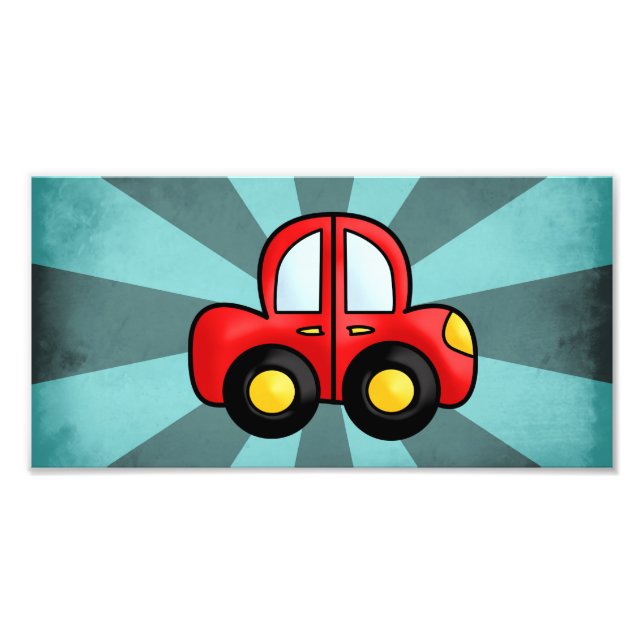 Foto Auto rojo vintage (Frente)