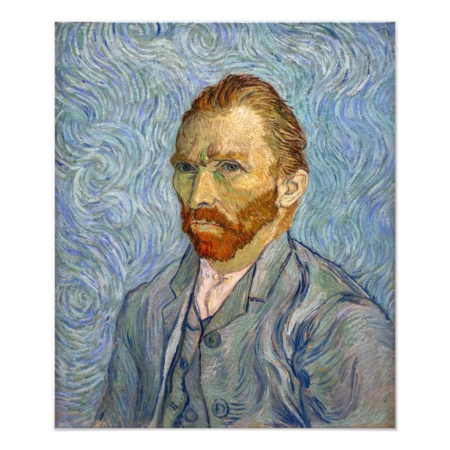 Foto Autorretrato de Vincent Van Gogh (Frente)