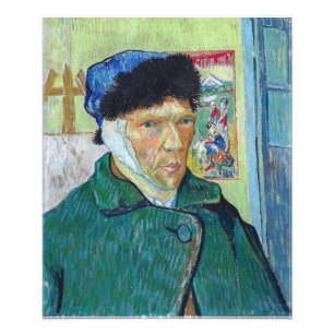 Foto Autorretrato de Vincent van Gogh con la oreja vend