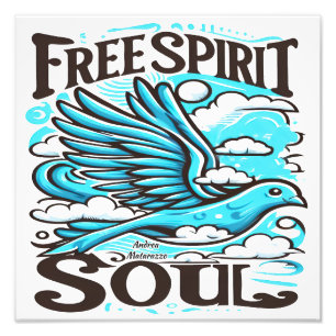 Foto Ave cielo con espíritu libre y alma