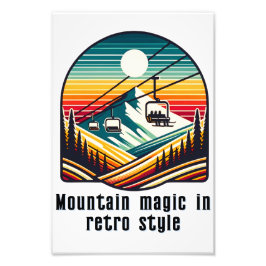 Foto Aventura Al Aire Libre De La Montaña Retro Bajo El