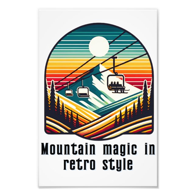 Foto Aventura Al Aire Libre De La Montaña Retro Bajo El (Frente)