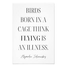 Foto Aves nacidas en una jaula piensan que volar es una