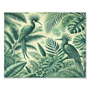 Foto Aves tropicales Heaven_ Arte mural metalizado vint