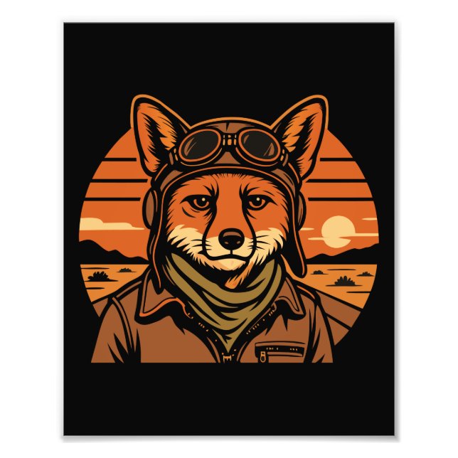 Foto Aviador Fox Flying Foxy Wings (Frente)