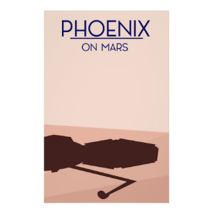 Foto Avión de Phoenix en Marte.