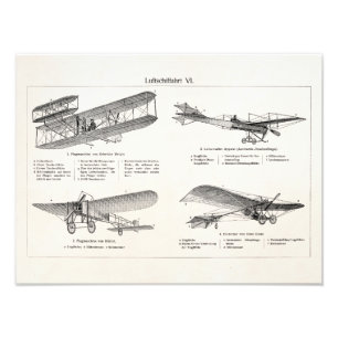 Foto Aviones retros de la antigüedad del biplano del