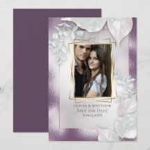 FOTO AVISO DE GUARDADO | Invitación con Brillo de 