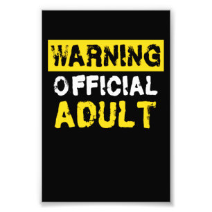 Foto Aviso Oficial Adulto 18 cumpleaños