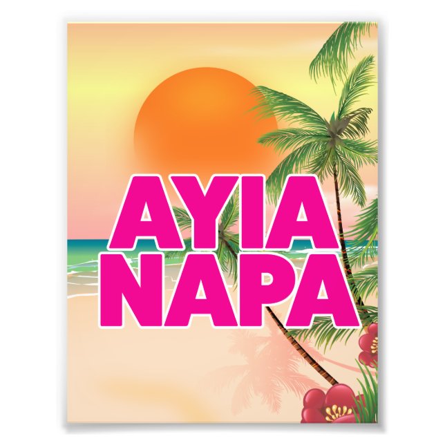 Foto Ayia Napa poster de vacaciones (Frente)