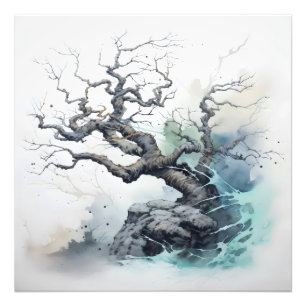 Foto Azul abstracto de árbol