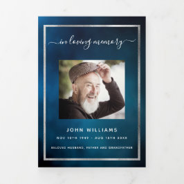 Foto azul cielo triple programa funerario