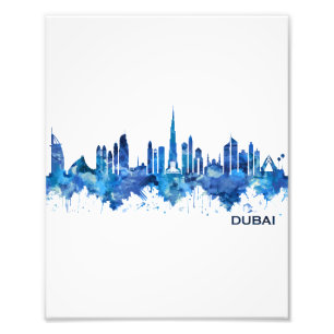 Foto Azul Skyline de los Emiratos Árabes Unidos de Dub