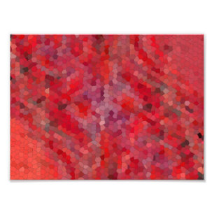 Foto Azulejos Mosaico Rojos