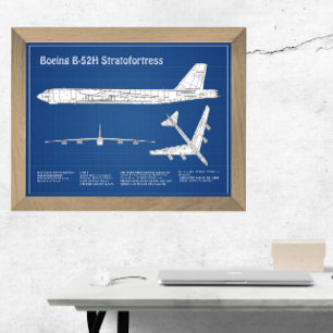 Foto B-52 Estratotrora - Planes de Planes de Plano Azul