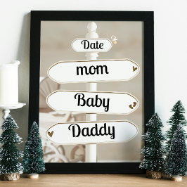 Foto Baby Shower Wall Art