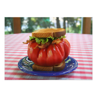 Foto Bacon, lechuga y sandwich gigante de tomate