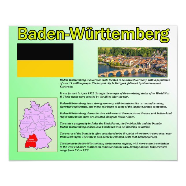 Foto Baden-Württemberg (Frente)