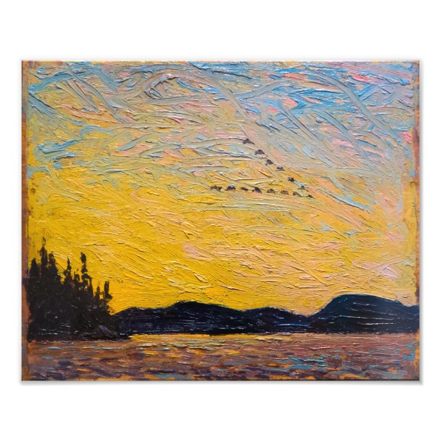 Foto Bahía de lodo alrededor del lago | Tom Thomson | (Frente)