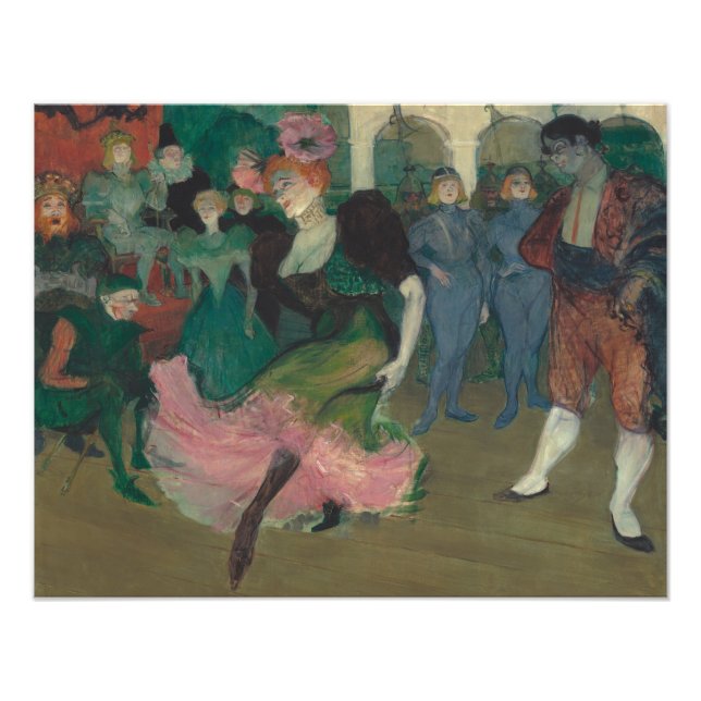 Foto Bailando con la pintura Bolero - Toulouse-Lautrec (Frente)