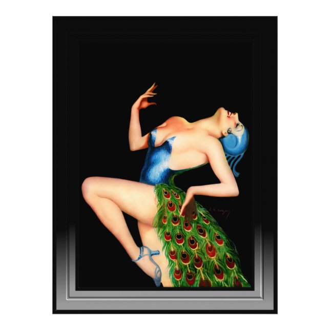 Foto Bailarina de pavo real de Earle Kulp Bergey (Frente)