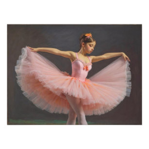 Foto Bailarina desplegando su tutu 