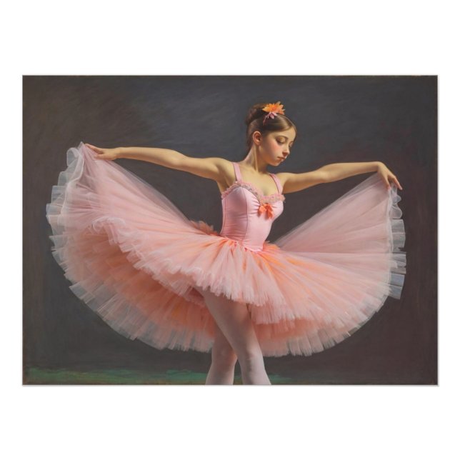 Foto Bailarina desplegando su tutu  (Frente)