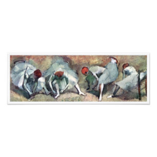 Foto Bailarinas Atándose los Zapatos por Edgar Degas