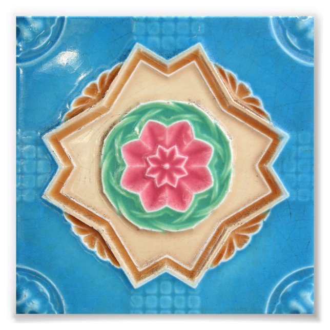 Foto Baldosas Florales Peranakan (Frente)