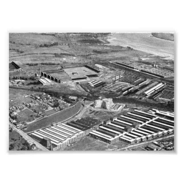 Foto Baldwin Locomotive Works, Eddystone Pennsylvania (Frente)