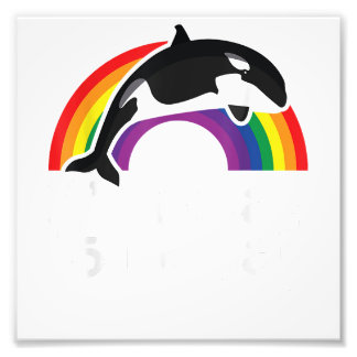 Foto Ballena LGBT orca es una buena forma de ser gay ar