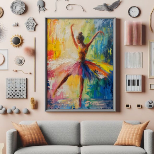 Foto Ballerina Colorful Abstract Art (Subido por el creador)
