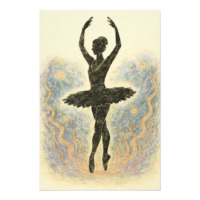 Foto Ballerina in Graziöser Anmut - Sanfte Farben (Frente)