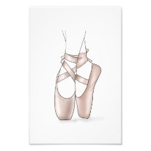 Ballet Slippers Poster Ballet chicas de zapatos