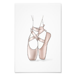 Foto Ballet Slippers Poster Ballet chicas de zapatos
