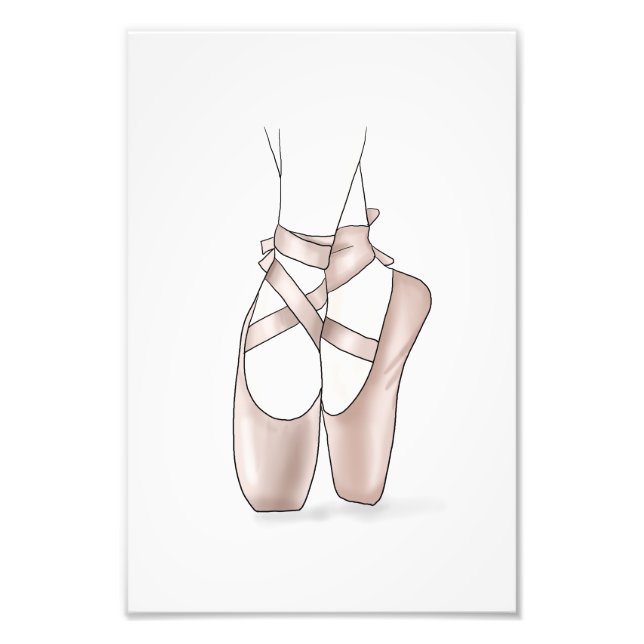 Foto Ballet Slippers Poster Ballet chicas de zapatos (Frente)