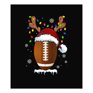 Foto Balón de fútbol de Navidad Santa Luces Divertido C