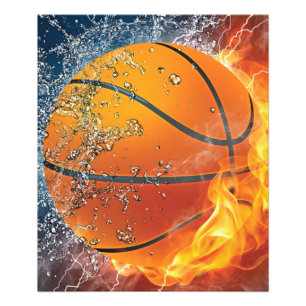 Foto Baloncesto en llamas