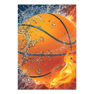 Foto Baloncesto en llamas