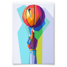 Baloncesto Wpap Pop Art