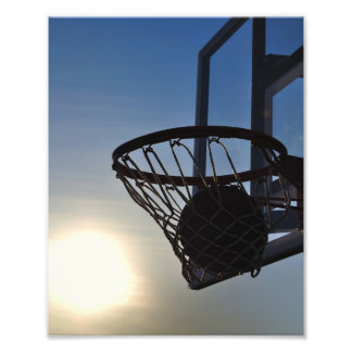 Foto Baloncesto Y Canasta De Baloncesto