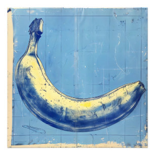 Foto Banana azul retro