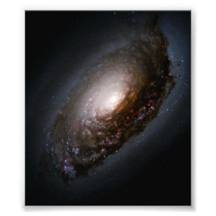 Foto Banda del polvo alrededor del núcleo de la galaxi