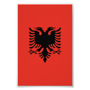 Foto Bandera albanesa