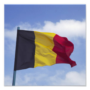 Foto bandera belga RF)